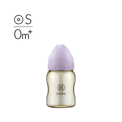 Simba|蘊蜜鉑金PPSU寬口防脹氣奶瓶|圓孔 S 奶咀|200mL - Breastpump City 奶泵城母乳用品專門店