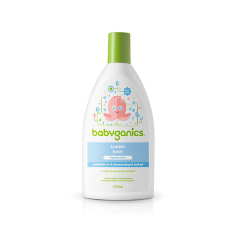 Babyganics|溫和泡泡沐浴露|無香味|591mL - Breastpump City 奶泵城母乳用品專門店