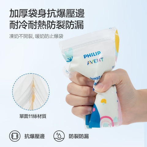 Philips Avent|飛利浦新安怡 便攜一次性母乳儲奶袋|200mL|30個