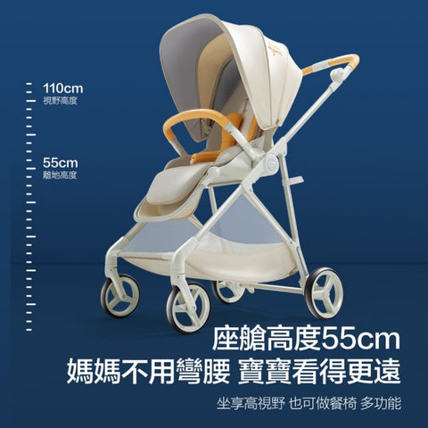 Philips Avent 嬰兒手推車 PORTO 波特|0-36個月|座位高度55cm|正向反向|單手收車|歐盟EN1888認證