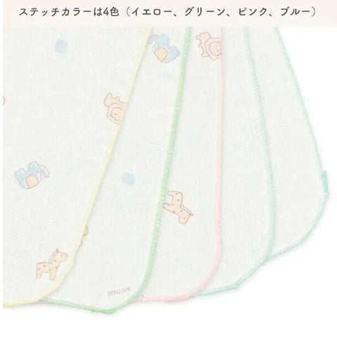 西松屋 | 日本製嬰兒全棉紗巾|24x24cm|5件裝 - Breastpump City 奶泵城母乳用品專門店