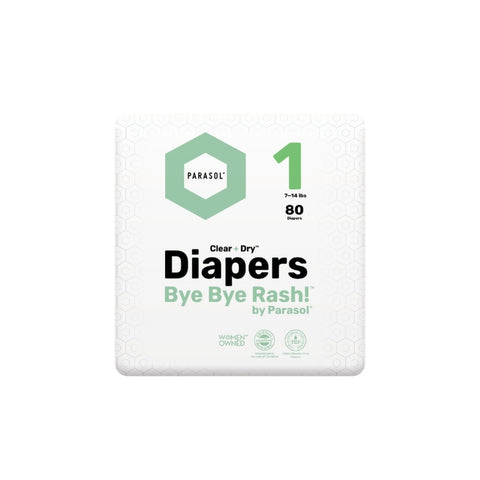 Parasol|美國 Clear + Dry 超透氣水凝尿片|1號/初生|80片 - Breastpump City 奶泵城母乳用品專門店
