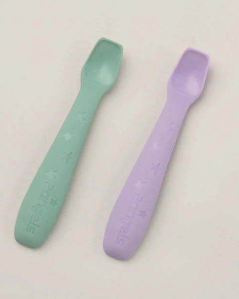 2angels|矽膠餵食湯匙兩件附外出盒 - Breastpump City 奶泵城母乳用品專門店