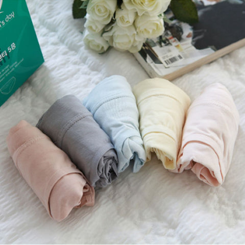 Mom's Day|純色棉質低腰孕婦內褲|5條裝|孕婦內褲 - Breastpump City 奶泵城母乳用品專門店