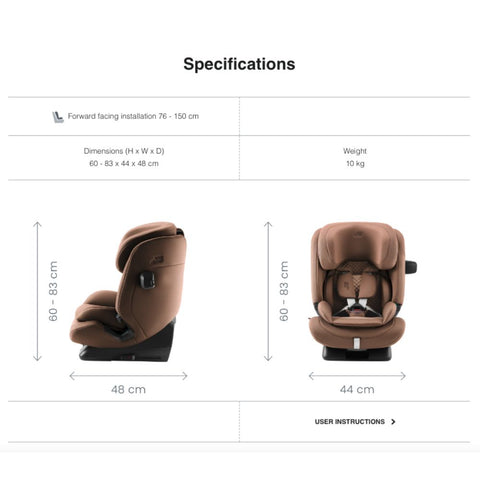 Britax Roemer| Advansafix Pro 汽車座椅 (R129 i-size) |15個月至12歲| 76-150cm - Breastpump City 奶泵城母乳用品專門店