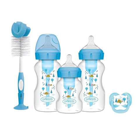Dr Brown's|印花PP排氣樽+清潔刷套裝 - Breastpump City 奶泵城母乳用品專門店