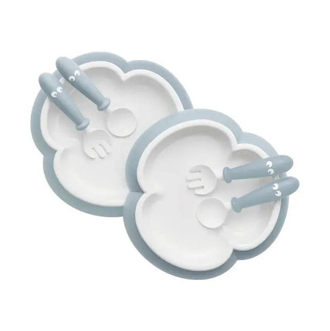 BabyBjorn|防滑餐碟連匙叉套裝|2套裝|4M+ - Breastpump City 奶泵城母乳用品專門店