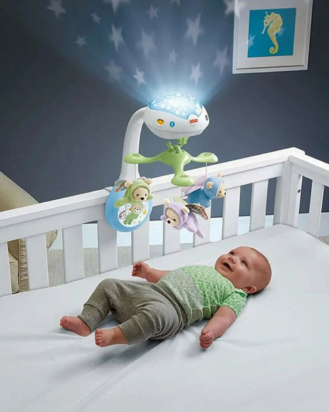 Fisher Price|三合一投影小熊床鈴 - Breastpump City 奶泵城母乳用品專門店