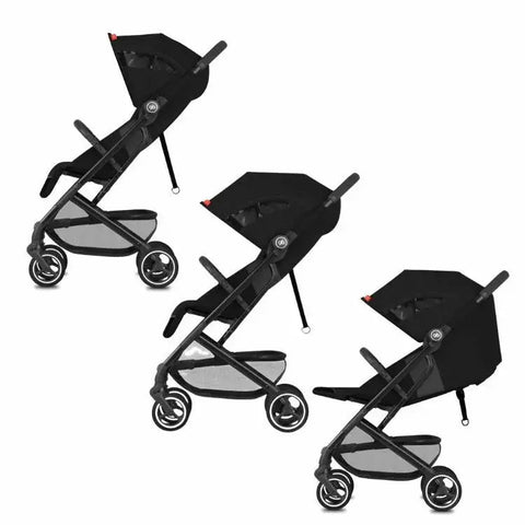 gb|Gold Qbit+All City 手推車附有揹帶|絲絨黑 - Breastpump City 奶泵城母乳用品專門店