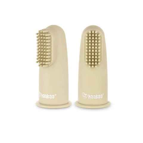 Haakaa|矽膠手指牙刷|2個裝 - Breastpump City 奶泵城母乳用品專門店