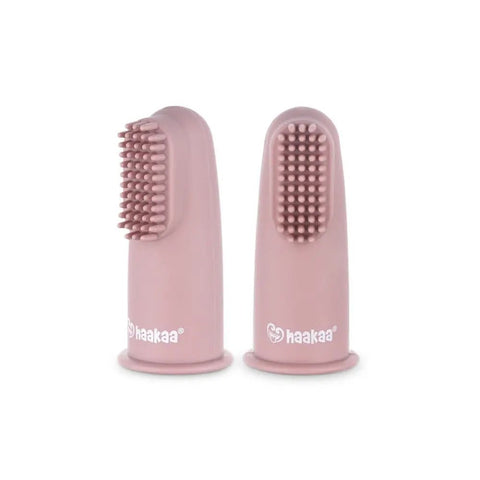 Haakaa|矽膠手指牙刷|2個裝 - Breastpump City 奶泵城母乳用品專門店