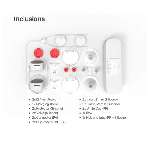 I Mani|I Box 醫院級.穿戴式電動泵奶器套裝 - Breastpump City 奶泵城母乳用品專門店