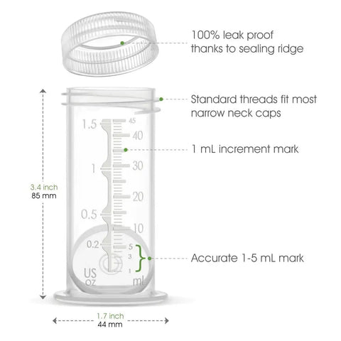 Maymom|初乳收集儲存瓶45mL|4個 - Breastpump City 奶泵城母乳用品專門店
