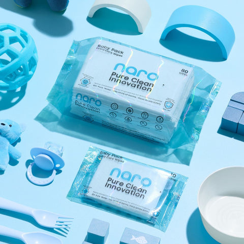 Naro 無酒精納米消毒殺菌濕紙巾 80片 - 嬰兒專用 - Breastpump City 奶泵城母乳用品專門店