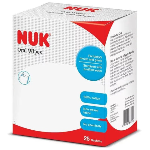 NUK | 嬰孩口腔清潔棉 | 25片 - Breastpump City 奶泵城母乳用品專門店
