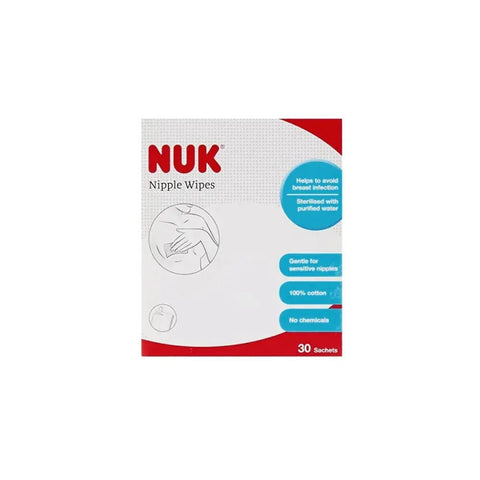 NUK|乳頭清潔棉|30片裝 - Breastpump City 奶泵城母乳用品專門店