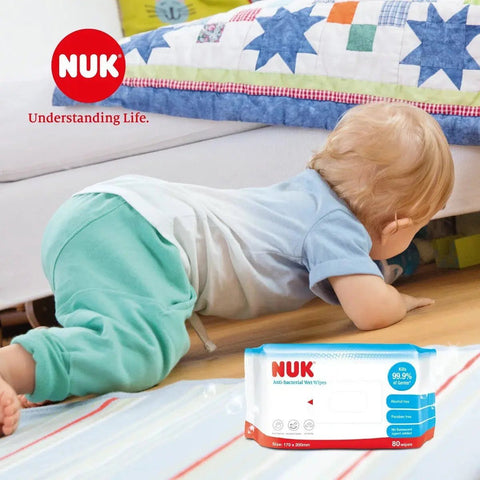 NUK|嬰兒厚身濕紙巾|80片 | 3包 - Breastpump City 奶泵城母乳用品專門店
