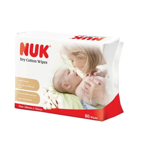 NUK|嬰兒乾濕兩用紙巾|80抽裝|6包 - Breastpump City 奶泵城母乳用品專門店