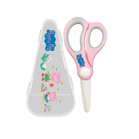 Peppa Pig|陶瓷輔食剪刀連收納盒 - Breastpump City 奶泵城母乳用品專門店