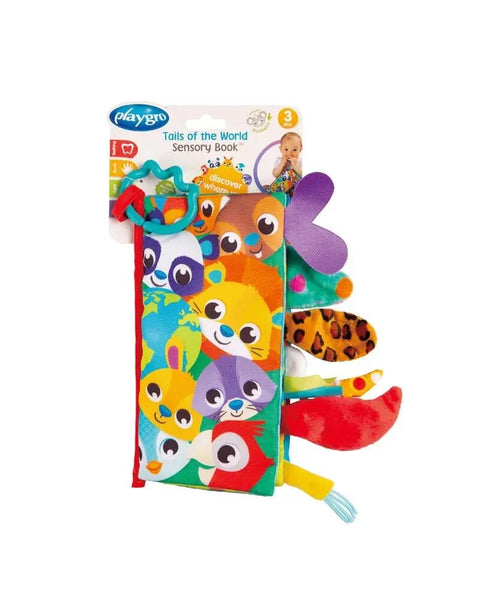 Playgro|Tails Of The World Sensory 感觀咬咬布書 - Breastpump City 奶泵城母乳用品專門店