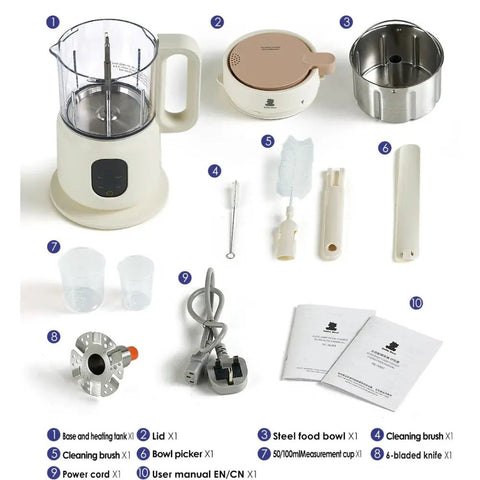 小白熊Snow Bear |全自動輔食機 - Breastpump City 奶泵城母乳用品專門店
