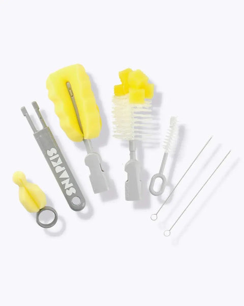 Snapkis|6件裝嬰兒奶瓶奶嘴刷 - Breastpump City 奶泵城母乳用品專門店