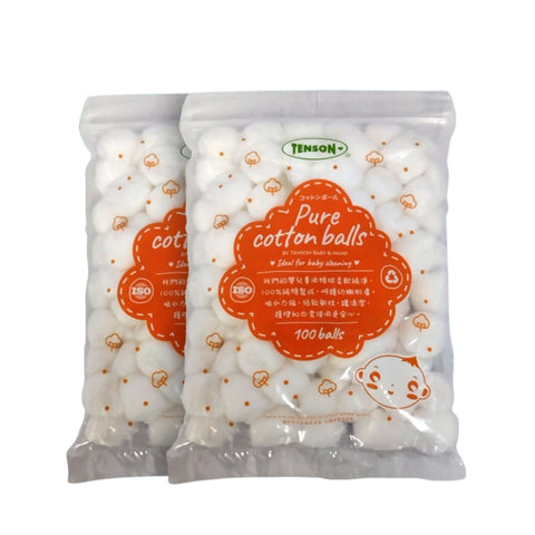 Tenson|Baby cotton balls extra large|250 pieces