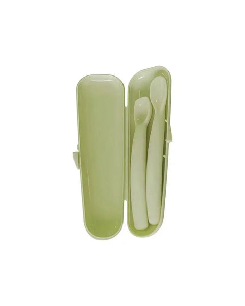 Tgm| 嬰兒矽膠湯匙2pcs 連收納盒 - Breastpump City 奶泵城母乳用品專門店