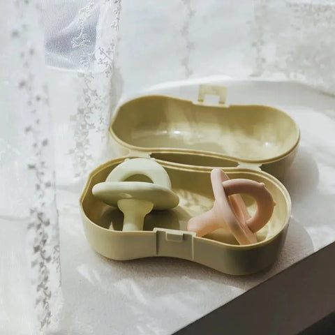 Tgm|Teddy 全矽膠嬰兒安撫奶嘴連收納盒|兩個裝 - Breastpump City 奶泵城母乳用品專門店