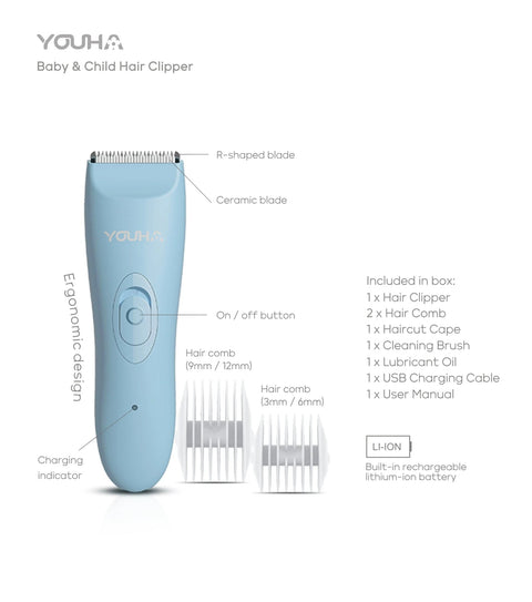Youha 優合|嬰兒和兒童理髮器 - Breastpump City 奶泵城母乳用品專門店