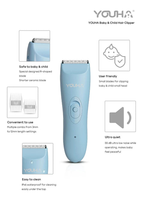 Youha 優合|嬰兒和兒童理髮器 - Breastpump City 奶泵城母乳用品專門店