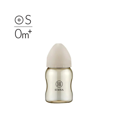 Simba｜Yunmi Platinum PPSU Wide Mouth Anti-Colic Bottle｜Round Hole S Nipple｜200mL
