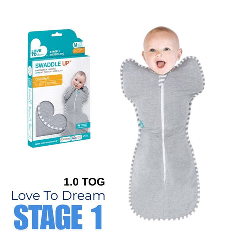 Love To Dream｜【Stage 1】｜ 1.0 TOG｜Swaddle Up™ 蝶型包巾 - Breastpump City