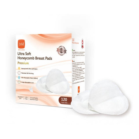 B&H｜極柔優質蜂巢乳墊｜120片 - Breastpump City