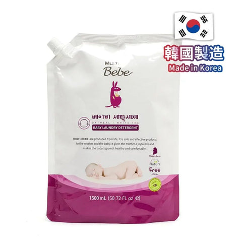 Multibebe｜韓國製嬰幼兒洗衣液｜1500mL｜補充裝 - Breastpump City