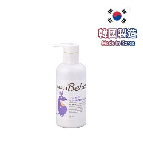 Multibebe｜嬰幼兒泡泡浴液｜200mL