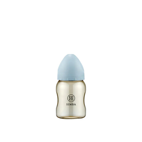 Simba｜蕴蜜铂金PPSU宽口防胀气奶瓶｜圆孔S 奶咀｜200mL