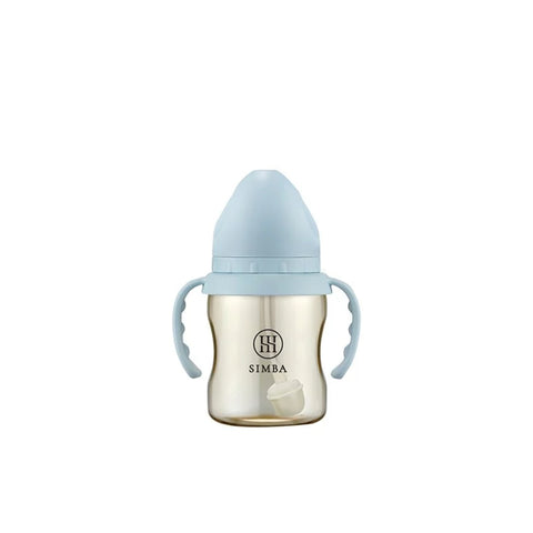 Simba | PPSU Wide-Neck Anti-Colic Bottle with Handle and Straw | 200mL