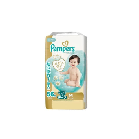 Pampers｜幫寶適日本進口一級幫紙尿片｜M碼「6-11kg」｜58枚