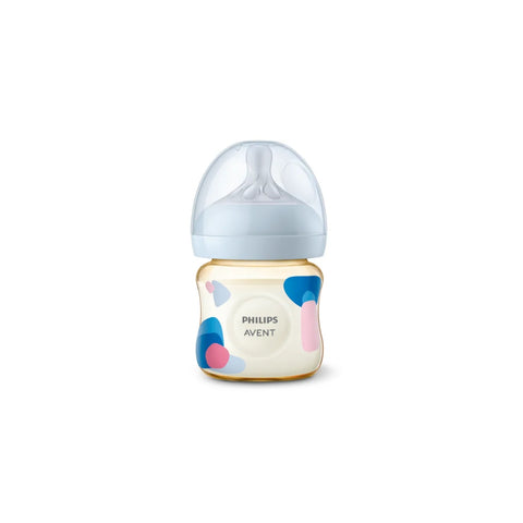 Philips Avent｜飛利浦新安怡自然吸吮PPSU奶瓶 奶嘴0月(新生兒特小流量) 4oz/125ml