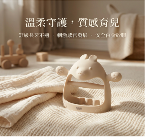TGM｜白金矽膠手腕穿握型牙膠連收納盒