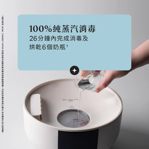 Tommee Tippee｜速效蒸汽消毒烘乾機