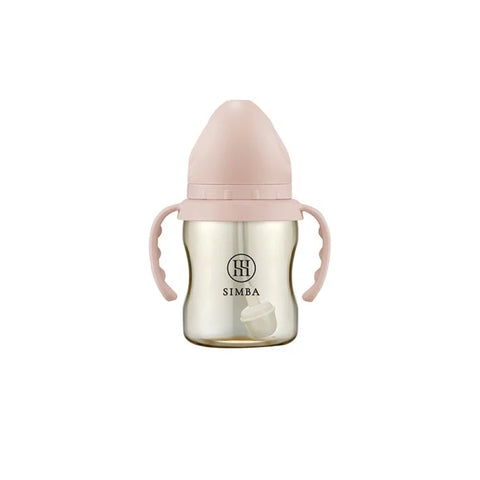 Simba | PPSU Wide-Neck Anti-Colic Bottle with Handle and Straw | 200mL