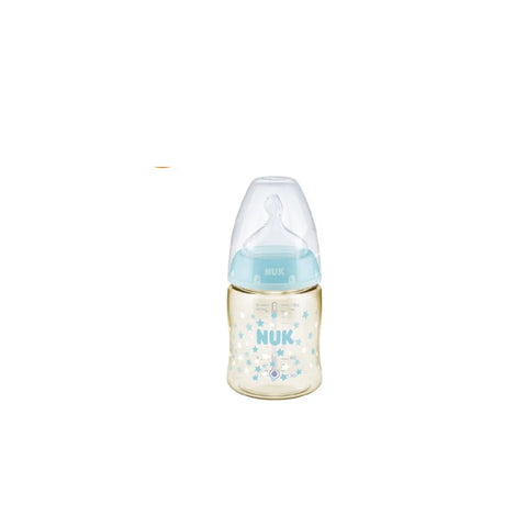 NUK｜寬口徑PPSU感溫奶瓶150mL｜0M+