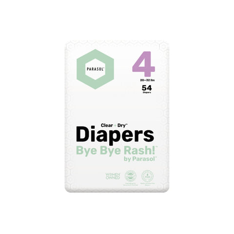Parasol｜美國 Clear + Dry 超透氣水凝尿片｜4號/大碼｜54片