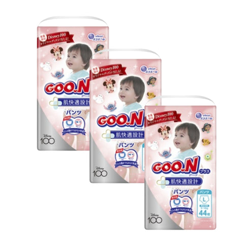 Goon Plus｜迪士尼學習褲｜L 9-14KG｜44片