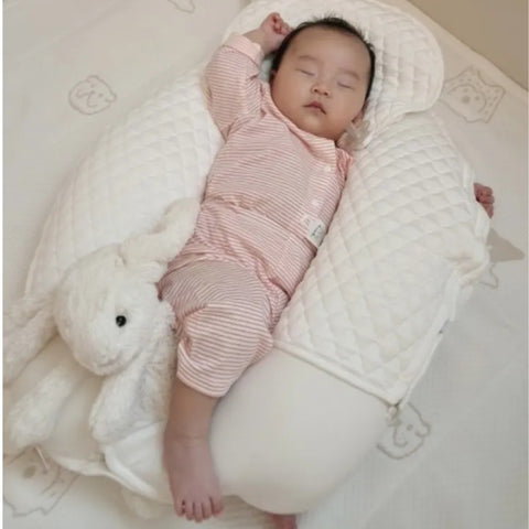 RaRas｜韓國手工製嬰幼兒多功能承托側臥抱枕｜枕芯＋枕套