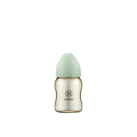 Simba｜蕴蜜铂金PPSU宽口防胀气奶瓶｜圆孔S 奶咀｜200mL