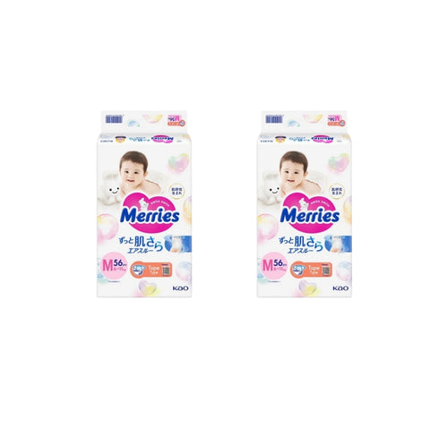 Merries｜Tape 日本版花王紙尿片 M碼 6~11kg ｜ 56片