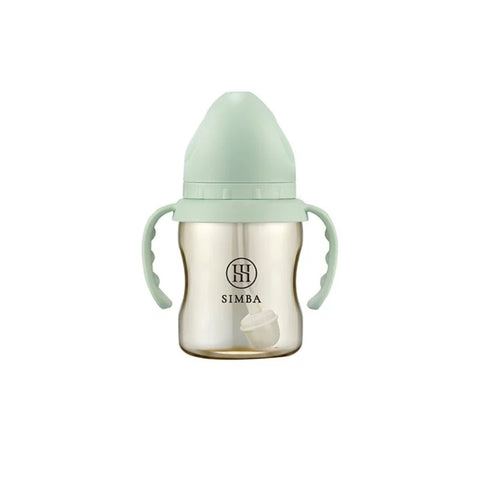 Simba | PPSU Wide-Neck Anti-Colic Bottle with Handle and Straw | 200mL